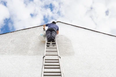Peinture extérieure à Lescun — façades et ravalement